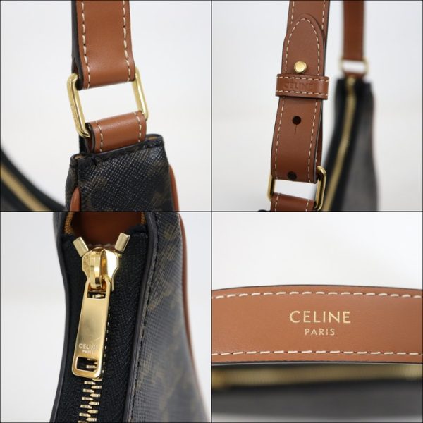 2000124256100041 4 Celine Avabag Shoulder Bag Triomphe Brown