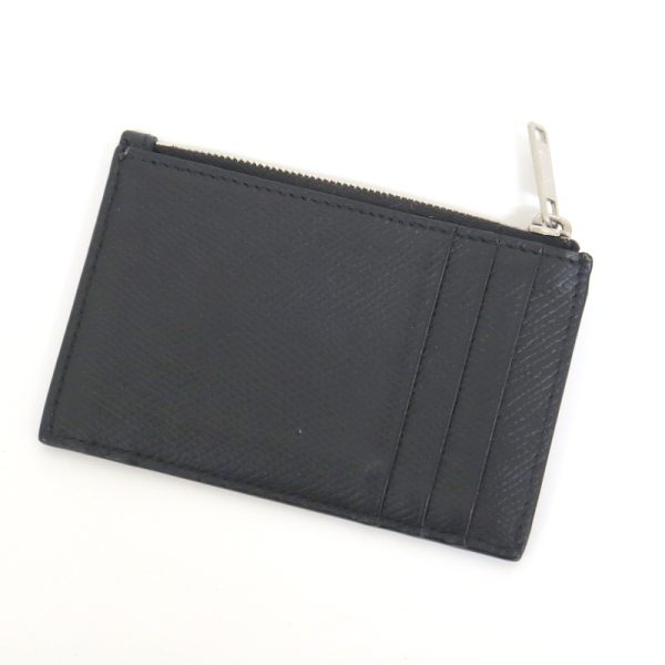 2000125255400006 2 Celine Card Holder Grained Calfskin Black