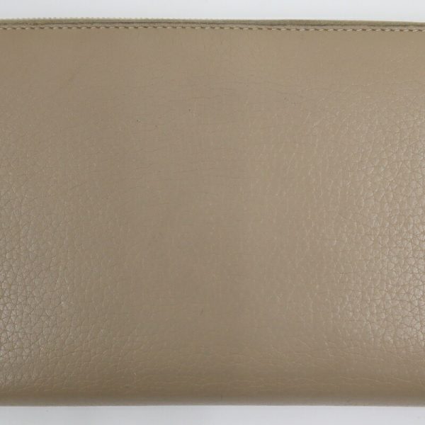 2000126255300009 6 Celine long wallet calfskin brown