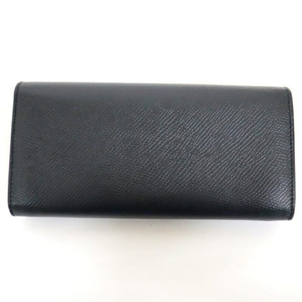 2000126255400016 2 Celine Large Flap Wallet Long Wallet Black Grained Calfskin