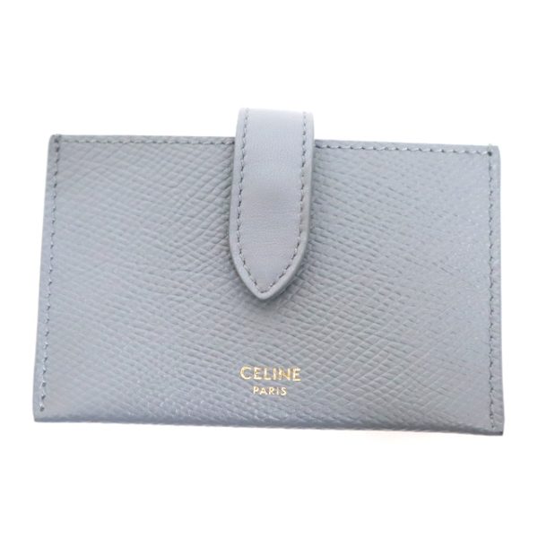 2000126256100008 1 Celine accordion card case Black