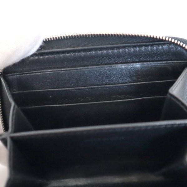 2000126256600020 7 Celine Wallet Zipped Wallet Black Grained Calfskin