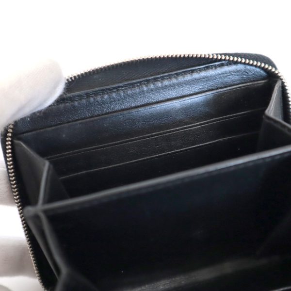 2000126256600020 9 Celine Wallet Zipped Wallet Black Grained Calfskin