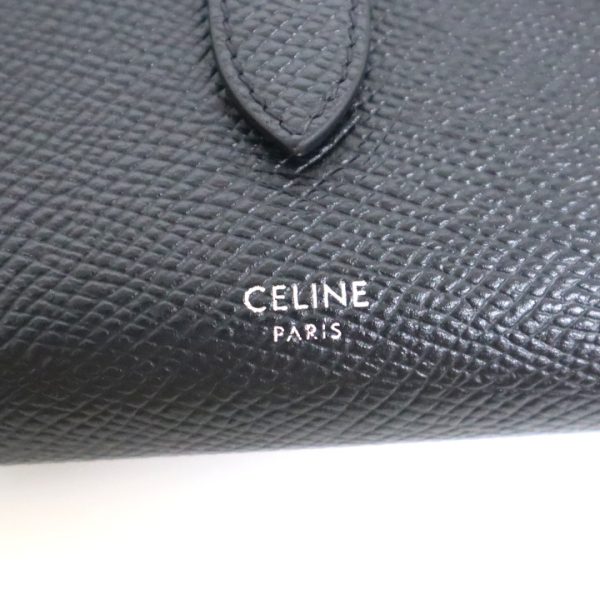 2000126256600023 2 Celine Fine Strap Wallet Black