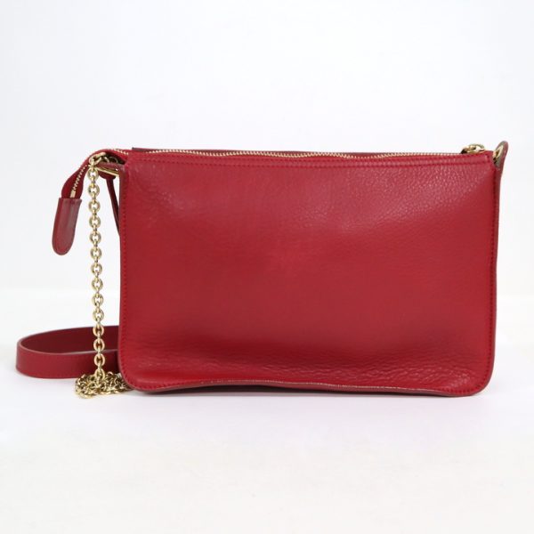 2000133256800007 2 Celine chain shoulder bag red