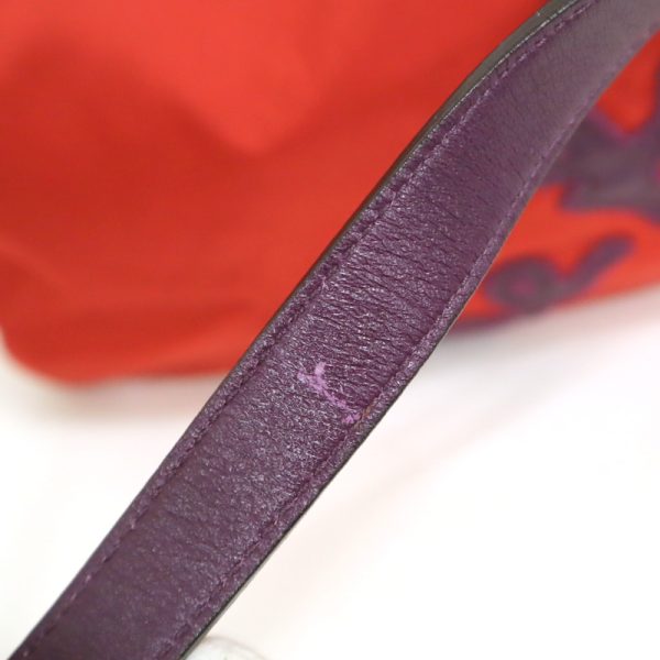 2000195256500039 7 Salvatore Ferragamo 2WAY bag purple red nylon