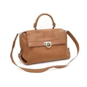 2000195256600002 1 Celine Luggage Nano Leather 2way Shoulder Bag