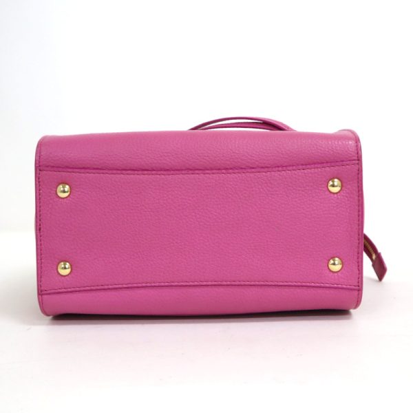 2000195256800006 4 Salvatore Ferragamo Gancini Amy 2WAY Bag Purple Pink