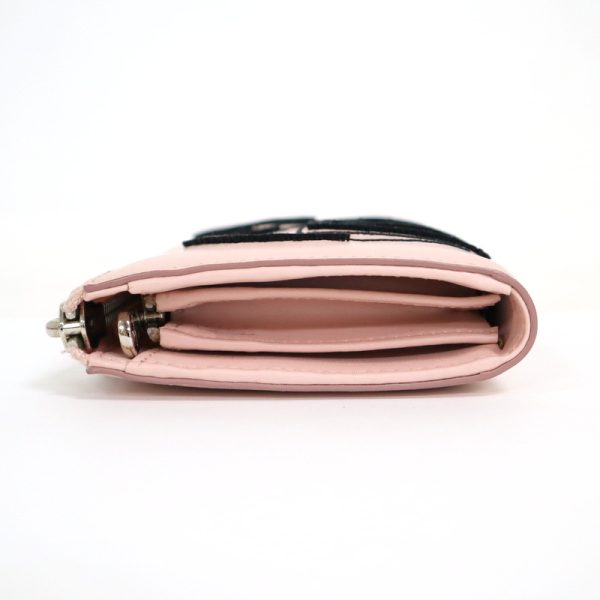 2000198255000012 3 Salvatore Ferragamo long wallet ribbon pink black