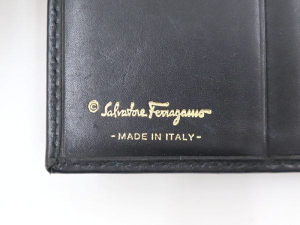 2000198255500036 8 Salvatore Ferragamo Wallet Gancini black