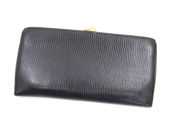 2000198256300001 2 Salvatore Ferragamo Vara tri flong wallet pouch black