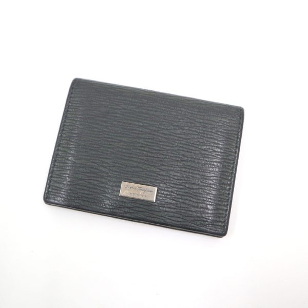 2000201255900003 1 Salvatore Ferragamo bi fcard holder card case black 667062