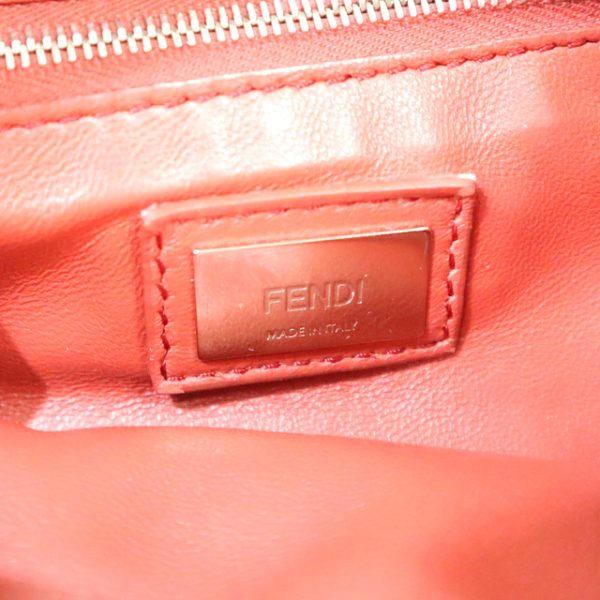 2000207256300027 7 Fendi Mini Peekaboo 2WAY Shoulder Bag Beige Brown