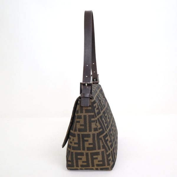 2000207256500034 5 Fendi Mamma Bucket Shoulder Bag Zucca Pattern Brown