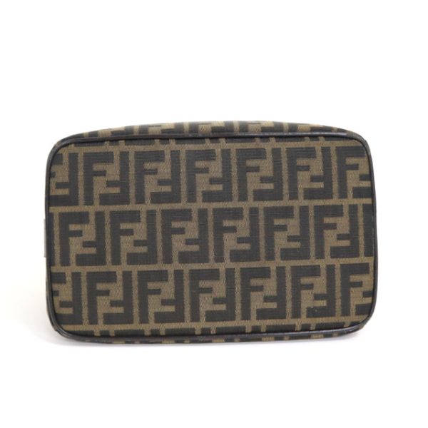 2000208256000010 4 Fendi Vanity Bag Pouch Zucca Pattern Brown