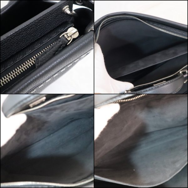 2000208256000012 9 Fendi Selleria Peekaboo Bag Handbag Black