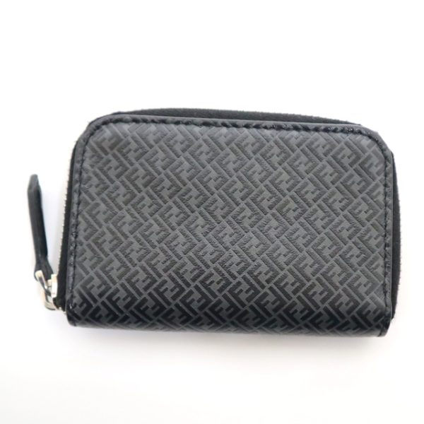 2000210256000012 1 Fendi Small Coin Case Micro FF Black