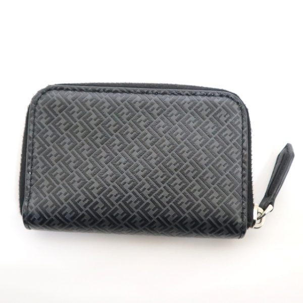 2000210256000012 2 Fendi Small Coin Case Micro FF Black