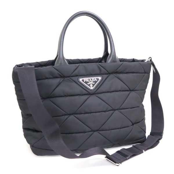 2000231255400022 1 Prada medium padded tote bag Nero nylon