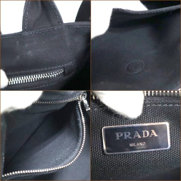 2000231255900028 9 Prada Canapa 2 way bag black