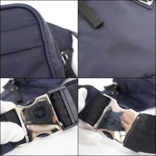 2000231255900035 7 Prada body bag waist bag nylon Blue