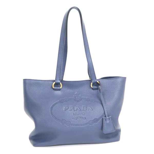 2000231256000019 1 Prada Vitello Dye tote bag Blue