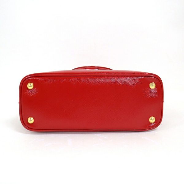 2000231256300041 4 Prada Saffiano 2WAY handbag patent Rosso