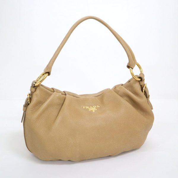 2000231256600020 1 Prada one shoulder bag beige