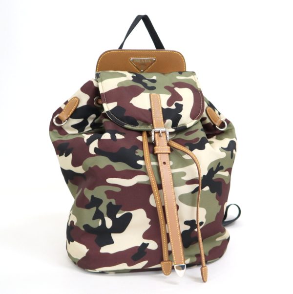 2000232255900036 1 Prada Rucksack camouflage pattern nylon