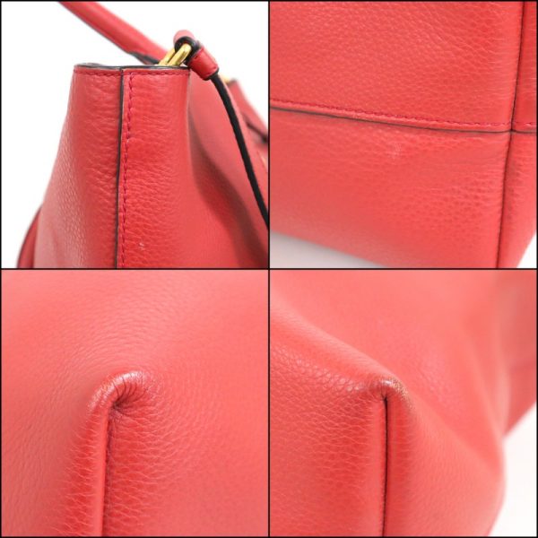 2000232256300052 8 Prada 2WAY bag red leather