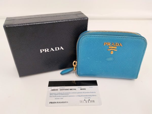 oppo 256 PRADA coin case blue 1MM268