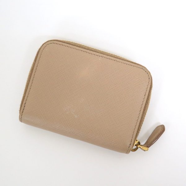 2000233255000005 2 Prada coin case Saffiano Beige