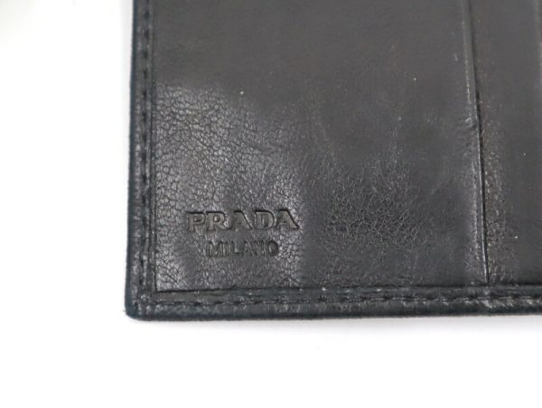 2000234255300023 7 Prada BifBillfWallet Black