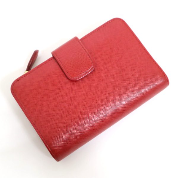 2000234256000030 2 Prada Wallet Saffiano red