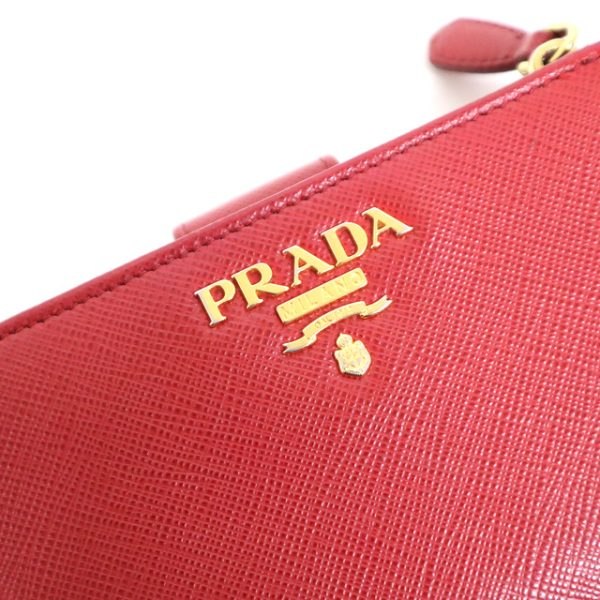 2000234256000030 3 Prada Wallet Saffiano red