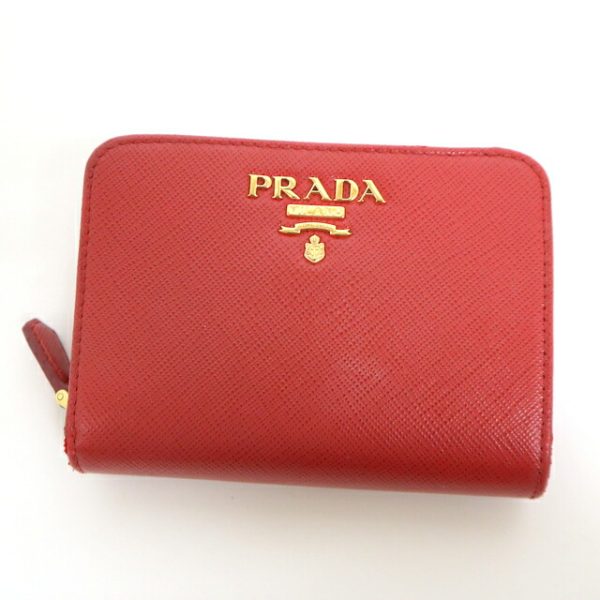 2000234256000035 1 Prada Wallet Saffiano Red