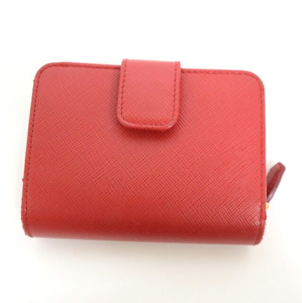 2000234256000035 2 Prada Wallet Saffiano Red