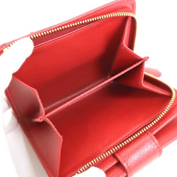 2000234256000035 9 Prada Wallet Saffiano Red