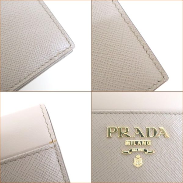 2000234256100037 3 Prada Saffiano Wallet Beige