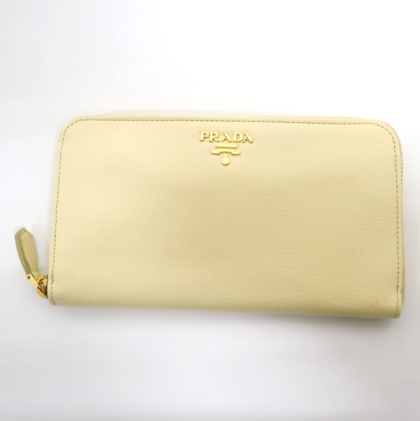 2000234256500052 1 Prada long wallet yellow