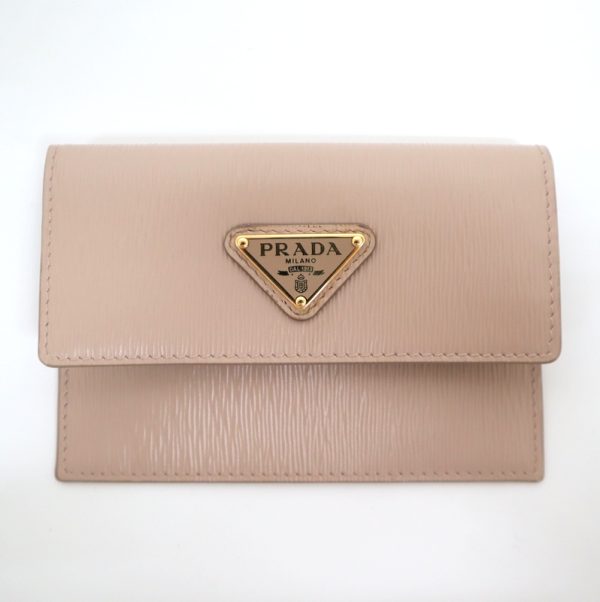 2000237256500009 1 Prada card case pink beige