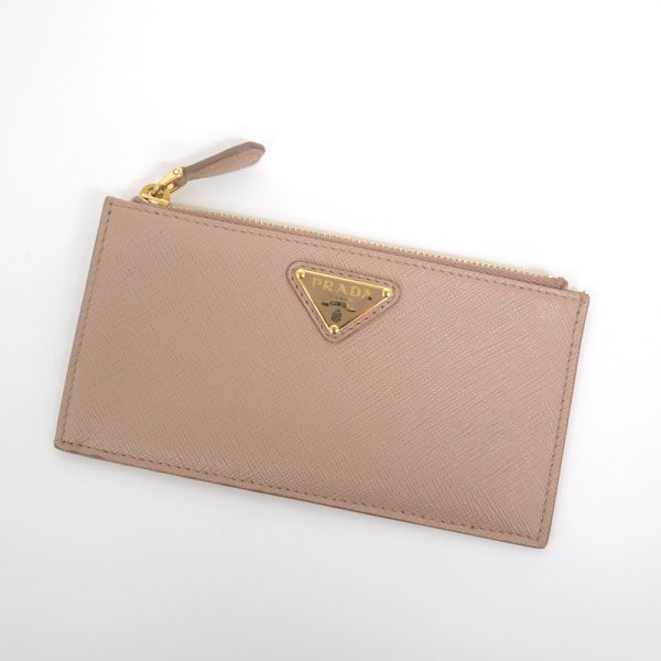 2000237256500015 1 Prada card case pink beige