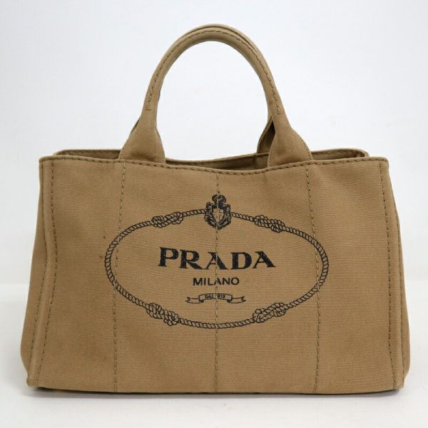 2000241255500062 2 Prada Canapa 2WAY bag beige