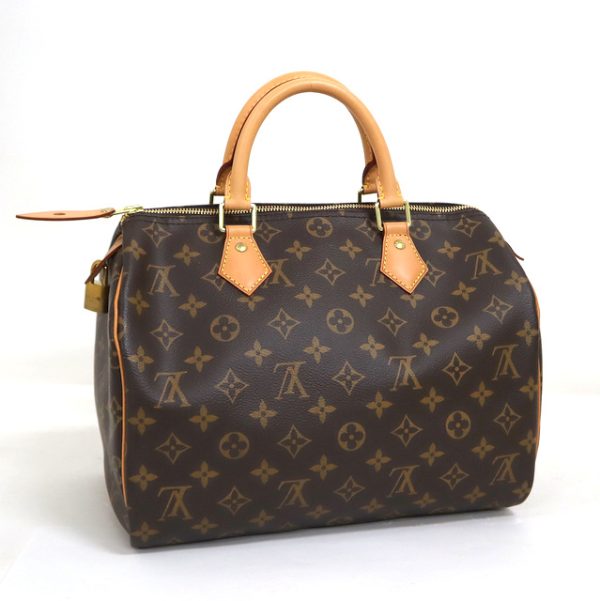 2000345256300071 1 Louis Vuitton Speedy 30 Handbag Monogram Brown