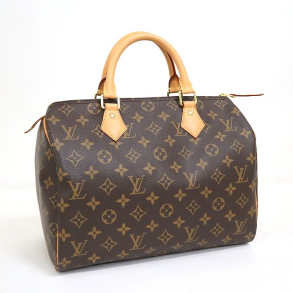 2000345256300071 2 Louis Vuitton Speedy 30 Handbag Monogram Brown