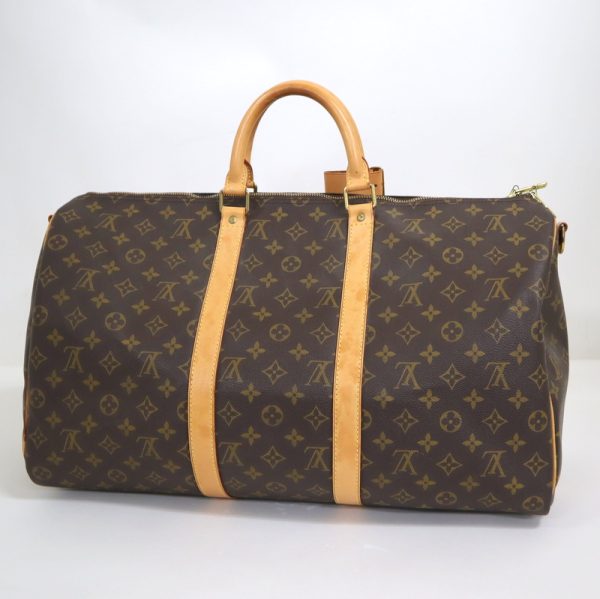 2000345256500092 2 Louis Vuitton Keepall Bandouliere 50 Monogram Brown Bag