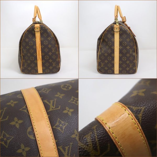 2000345256500092 3 Louis Vuitton Keepall Bandouliere 50 Monogram Brown Bag