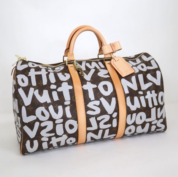 2000345256500096 1 Louis Vuitton Keepall 50 Bag Monogram Graffiti Arjan Bag