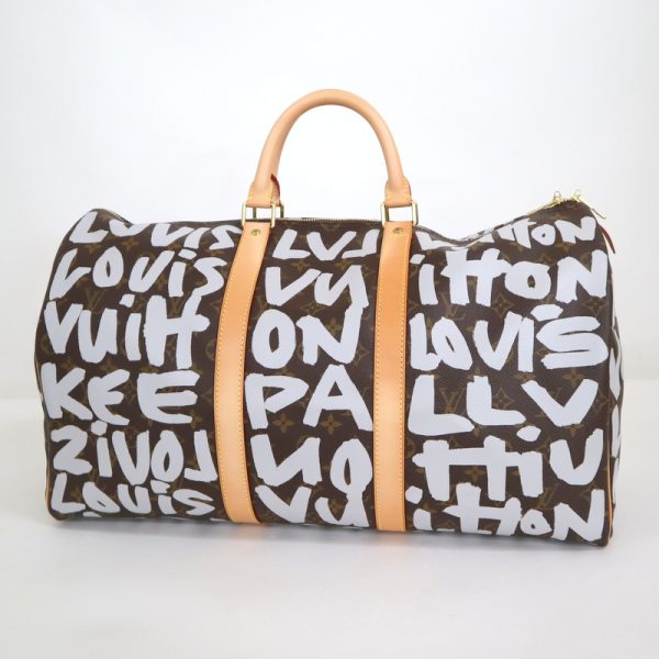 2000345256500096 2 Louis Vuitton Keepall 50 Bag Monogram Graffiti Arjan Bag