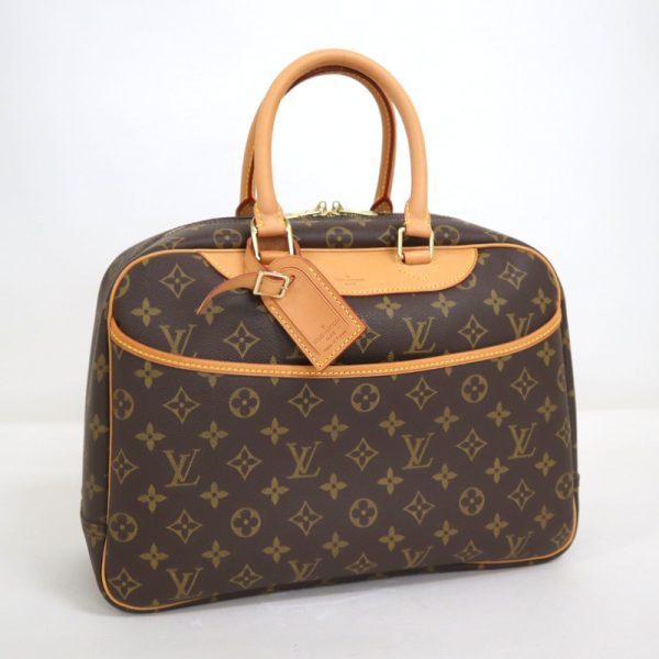 2000345256500107 1 Louis Vuitton Deauville Handbag Monogram Brown